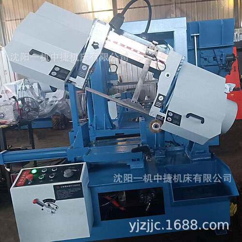 厂家现货GB4250双立柱金属带锯床4028液压加紧小型锯床