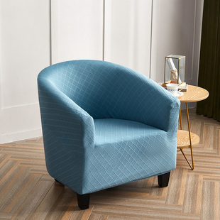 单人沙发套罩全包卍能简约现代加厚防猫抓弹力半圆沙发罩笠全盖布