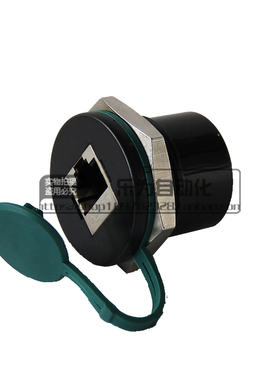 RJ45网线转接口 NW080-30S-C5E 面板安装屏蔽防尘罩直通同号接线