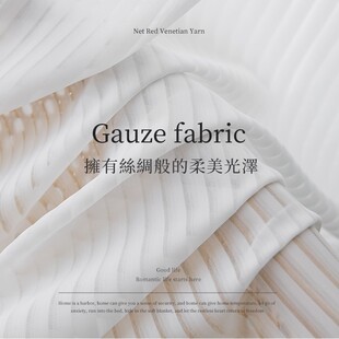 网红竖百叶梦幻帘窗帘白纱纱帘透光不透人2021年新款 客厅白色纱幔