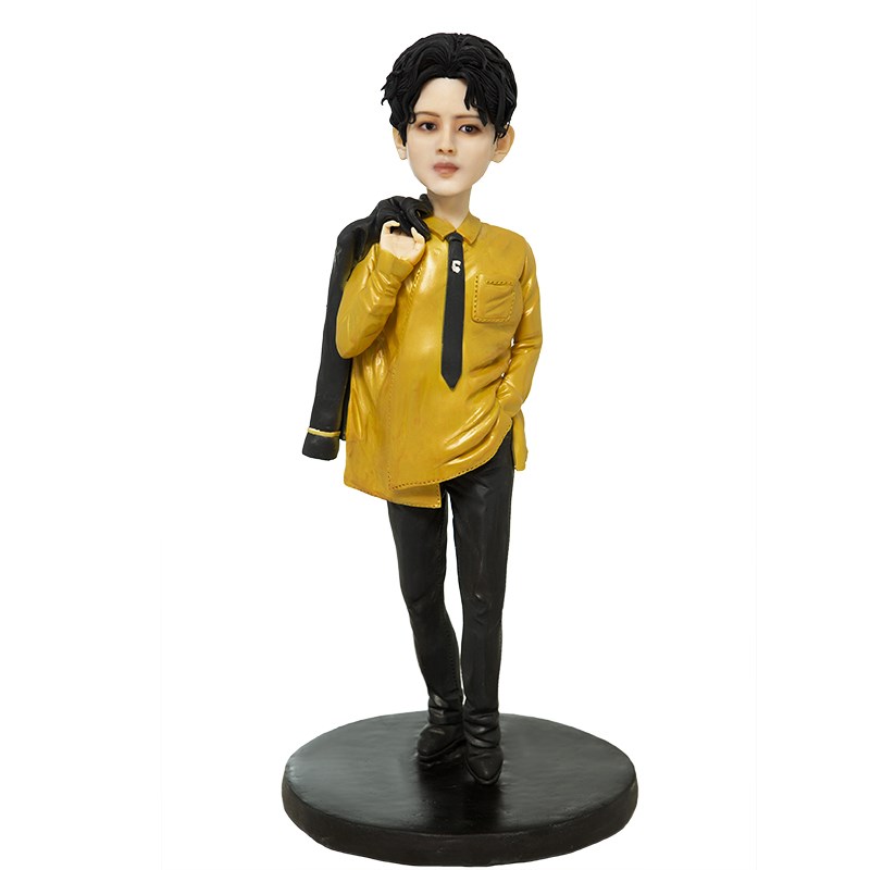 软陶人偶公仔定制真人泥塑蜡像定做礼物照片生日结婚个性diy玩偶