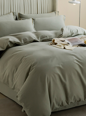 磨毛纯棉被套单件加厚100全棉被罩150x200x230被子套1.5米1.8被单