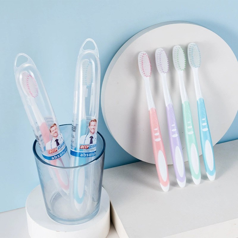 10支 软毛牙刷独立包装成人家用旅行牙刷便携