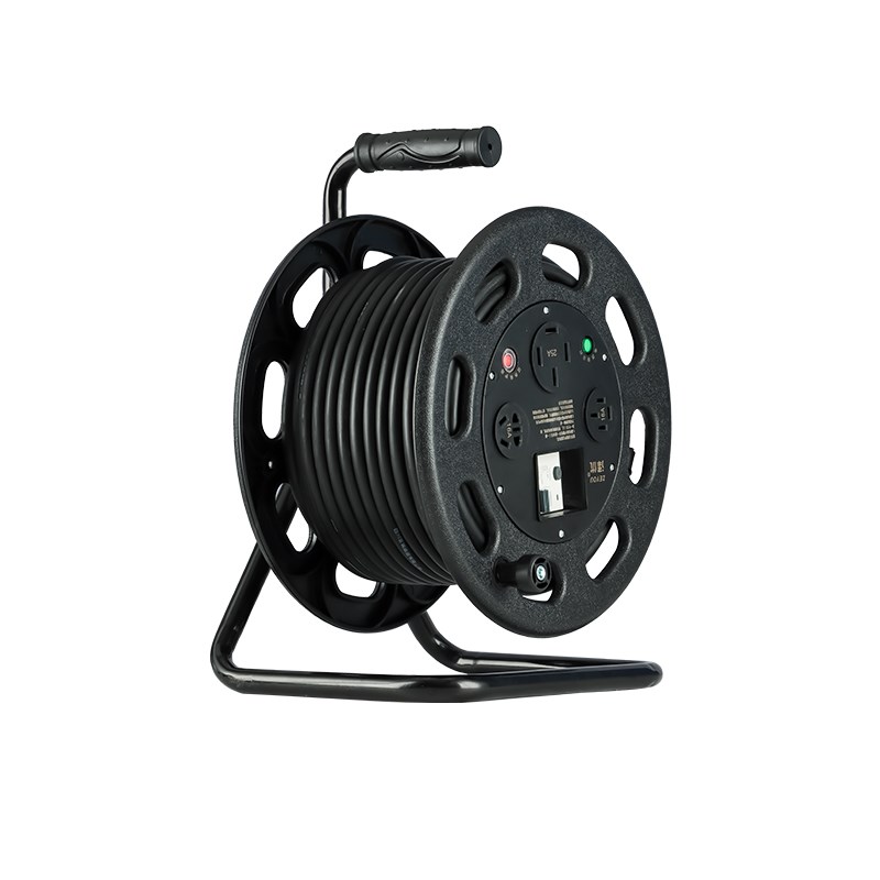 电缆盘三相四线380V绕线盘空盘大功率卷线盘63A漏电保护线缆盘