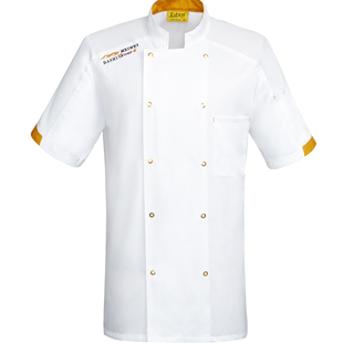 酒店厨师工作服装长袖高档餐厅厨房餐饮饭店食堂大码男女款厨师服