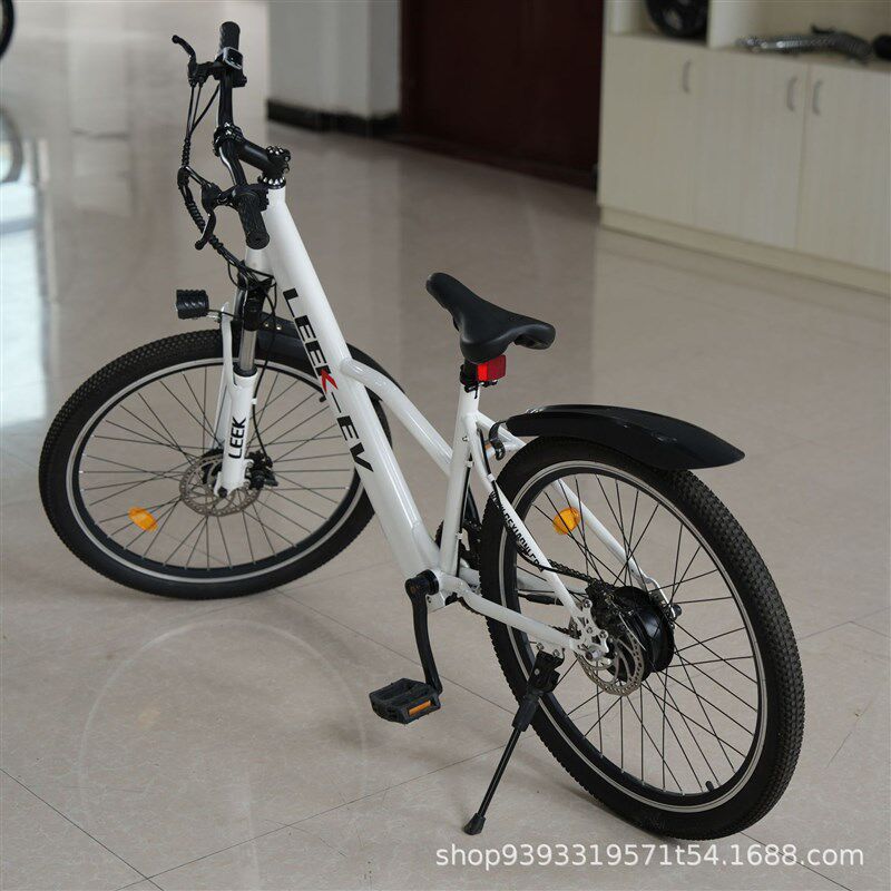 36V-电动助力山地自行车智能防盗单速变速变档自行车锂电池自行车