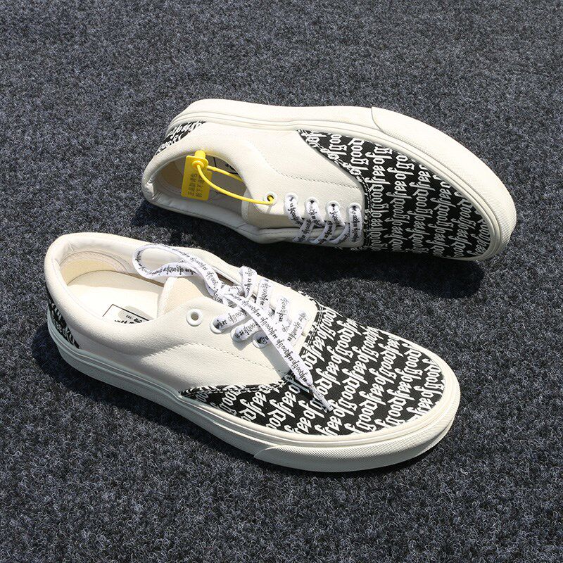 2024爆款男鞋大码4748滑板鞋男情侣鞋子男fog帆布鞋男款士高街鞋