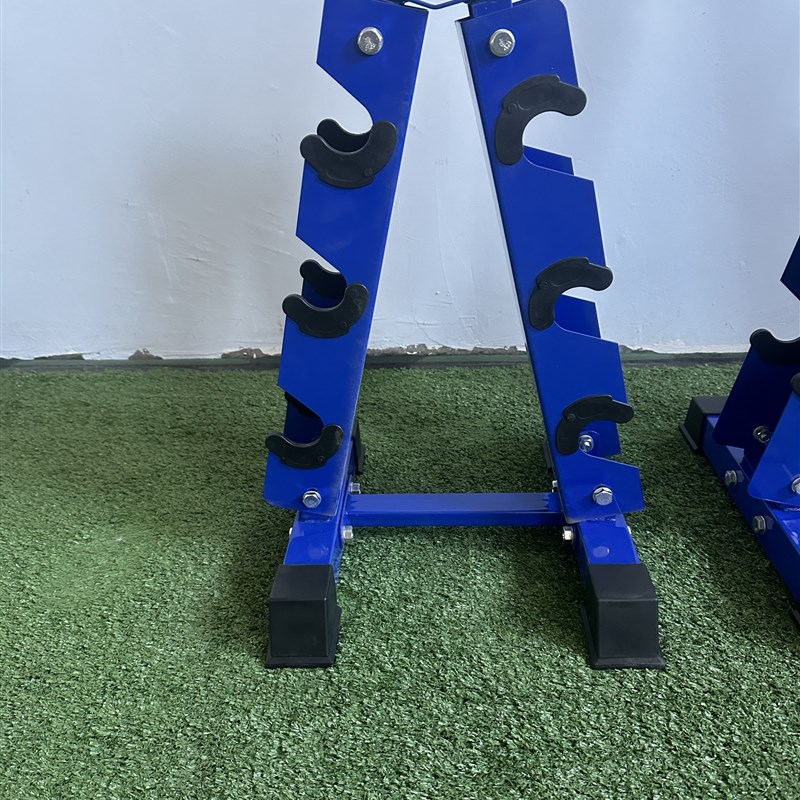 A型哑铃架子家用哑铃小支架托收纳健身房商用多次哑铃套装器材