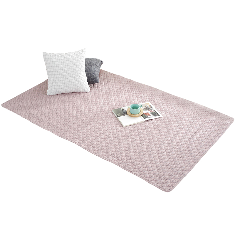 布艺儿童地垫水洗全棉宝宝爬行垫防滑榻榻米垫子床边垫可机洗
