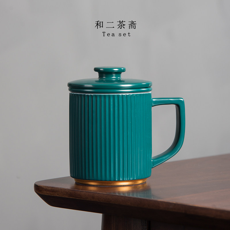 泡茶杯个人专用茶水分离陶瓷带盖过滤网高档男士办公室喝茶杯子,餐饮具,茶杯,淘宝优惠券,粉丝福利购,淘宝优惠卷