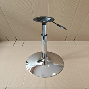 升降桌架子桌脚洽谈桌架升降旋转吧椅架子小桌子配件桌腿金属支杆