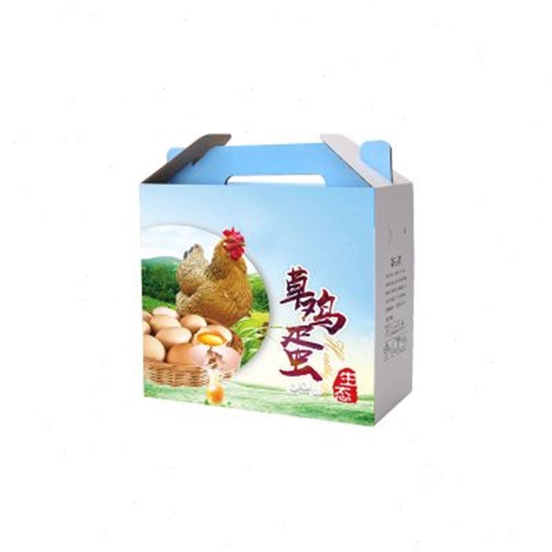 土鸡蛋包装盒手提礼盒草柴鸡蛋30枚40枚50枚60枚盒子包装箱加蛋托