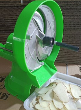 土豆片切片莲藕柠檬手摇商用器薯片藕片蔬菜奶茶店切片器