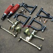 改装 卡丁车四轮沙滩车前转向总成体减摇臂羊角