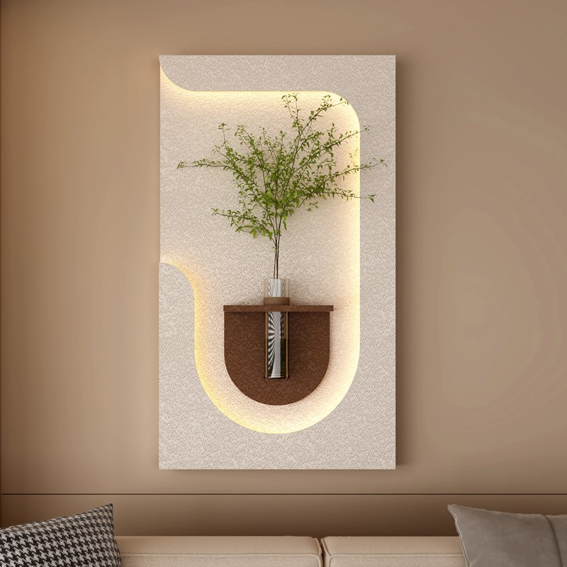 水培绿植饰画墙壁灯入户玄客厅背景墙书房挂画端走廊画