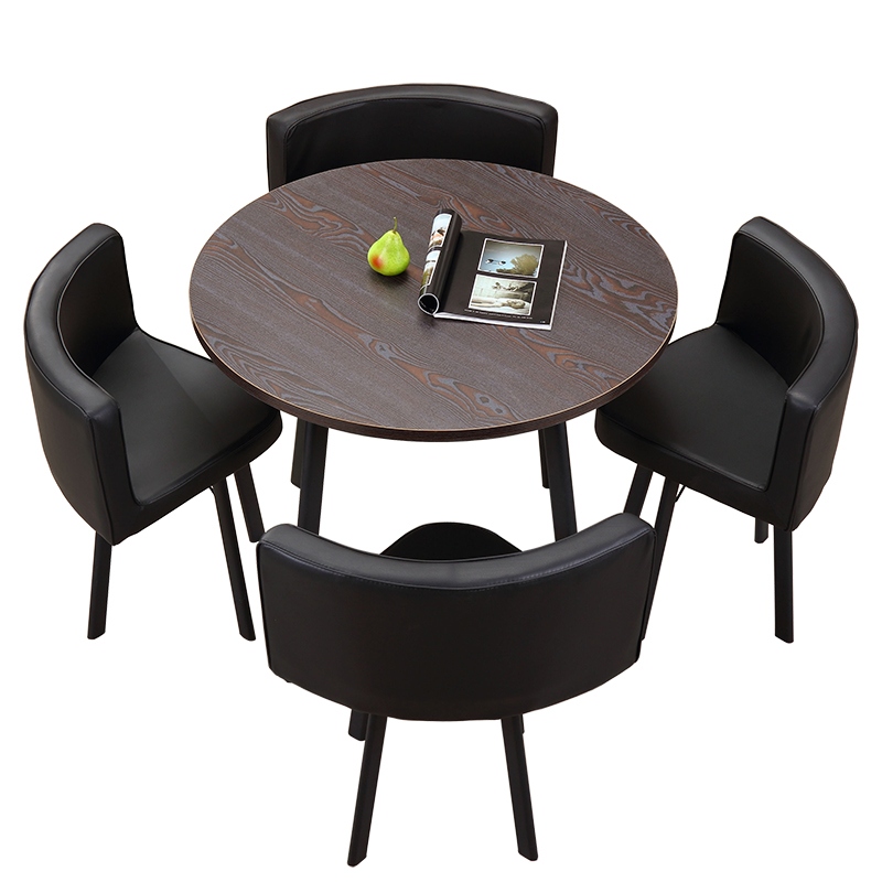 家用喝茶座椅子洽谈桌现代茶几台凳休闲茶桌子一桌带椅