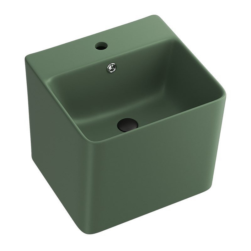 小户型加深陶瓷挂盆壁挂式洗手盆阳台卫生间挂墙式洗脸盆一体小盆