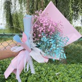 混搭满天星玫瑰干束家居装 饰创意送女友闺蜜向日葵毕业礼真