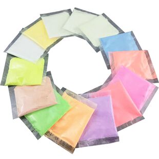 荧光粉超亮夜光粉注塑印刷夜跑活动发光粉自制作夜光漆夜光颜料