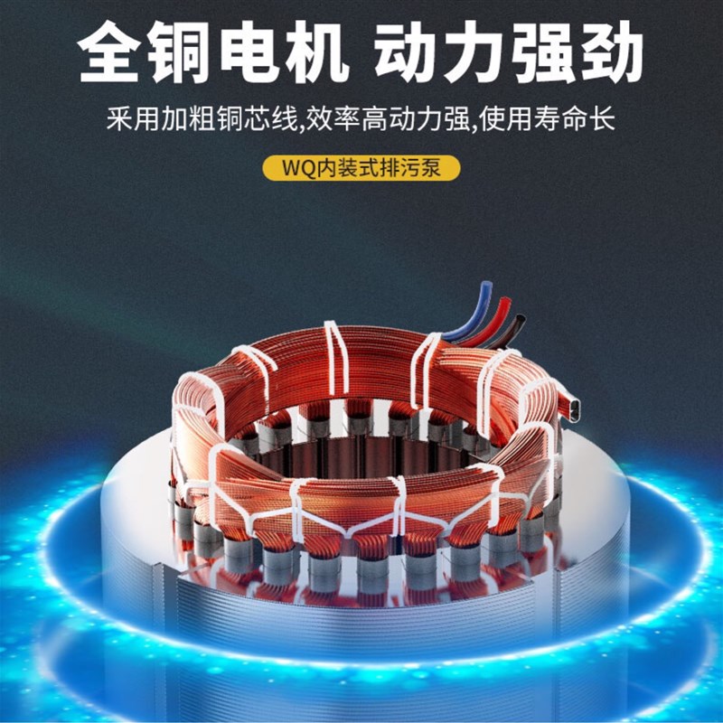 亿欧内装式污水污物工程泵V高扬程高流量三相排污泵矿用泵