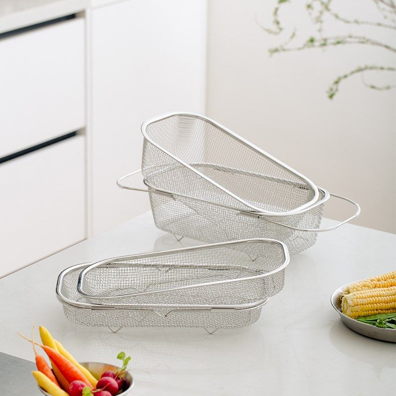 肆月 沥水篮家用洗菜洗水果篮碗筷沥水架伸缩过网篮,厨房/烹饪用具,厨房置物架/置物柜/角架,淘宝优惠券,粉丝福利购,淘宝优惠卷