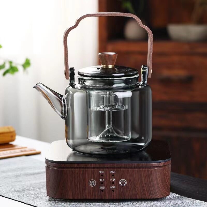 正茗堂黑晶炉煮茶小型智能静音煮茶器蒸煮茶壶煮茶炉