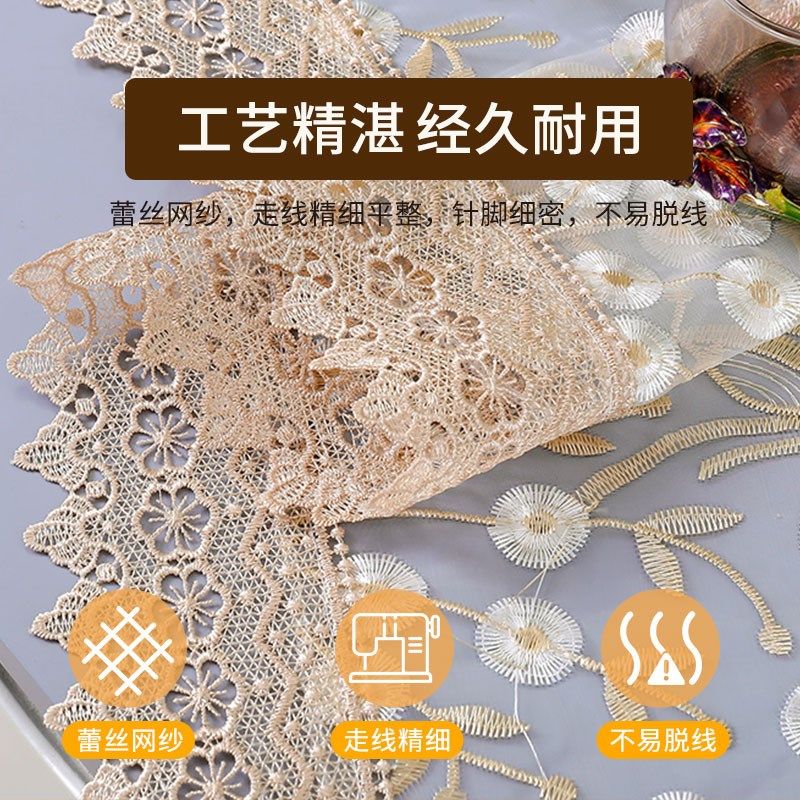 欧式网纱布艺微波炉透气防尘罩盖布通用烤箱盖巾多用装饰布艺,居家布艺,微波炉罩,淘宝优惠券,粉丝福利购,淘宝优惠卷