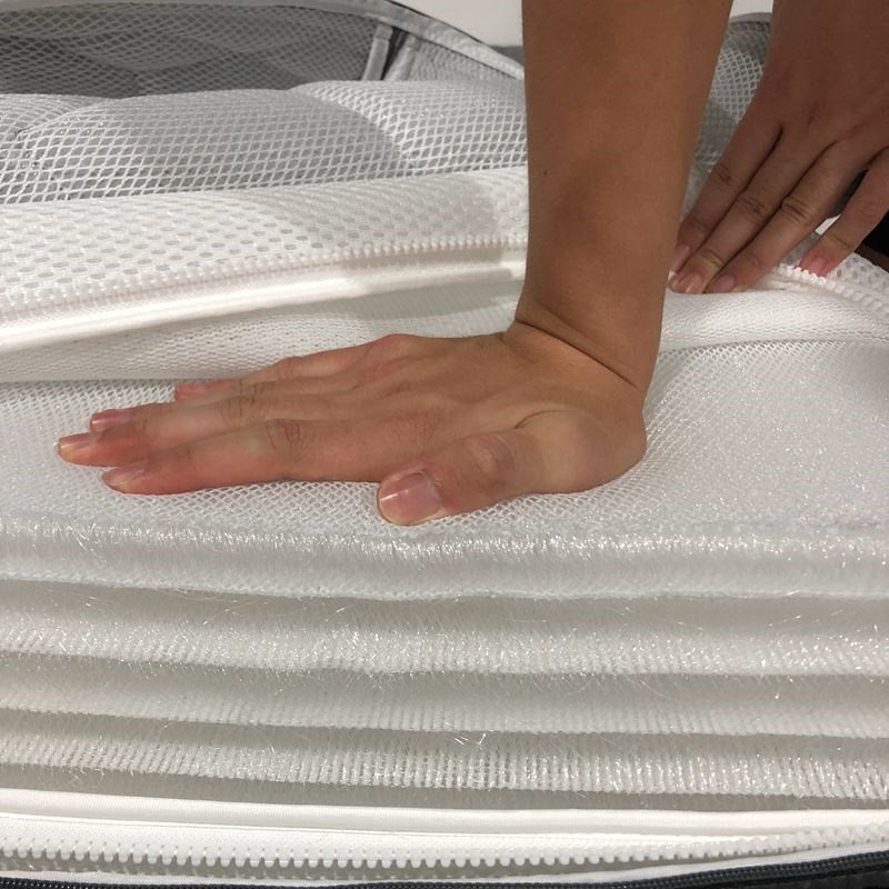 纯3D床垫可水洗全透气静音护脊椎4D5D6d空气纤维席梦思薄高箱1.8m