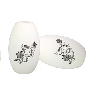 欧峦上下口玻璃灯罩外壳吊灯罩奶白磨砂灯罩灯具灯罩