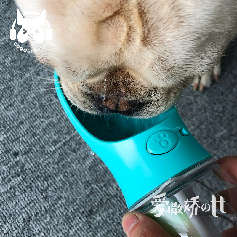 TT宠物饮水器外出水壶狗狗喝水喂水出门外带随Q行水杯便携挂式遛