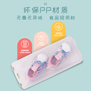 耐奔 宝宝鞋盒收纳盒透明儿童鞋盒收纳小号婴儿鞋盒小鞋盒