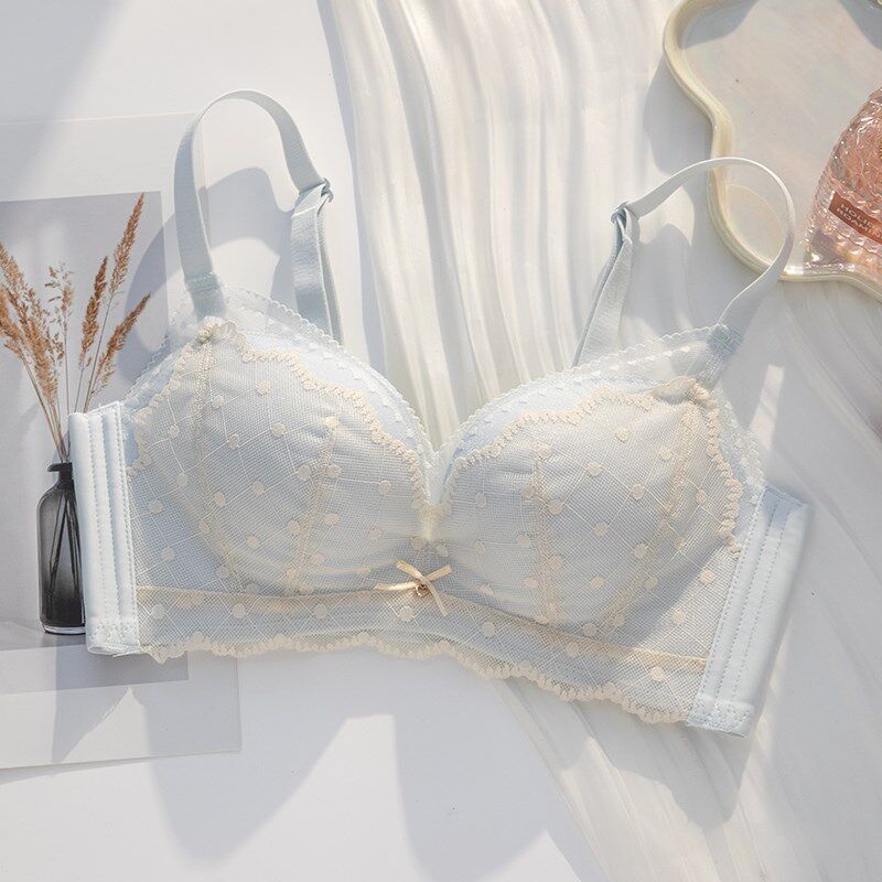 新品小胸聚拢显大内衣平胸AxA杯文胸少女无钢圈收副乳防下垂胸罩