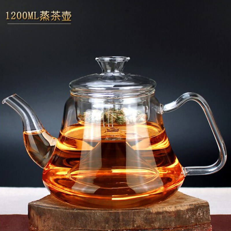 玻璃煮茶壶套装电陶炉专用花茶壶过虑黑茶O蒸茶器泡茶沏茶水壶