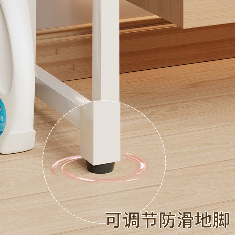 迷你洗衣机置物架卫生间落地小型支架夹缝收纳内衣脏衣篓放置底座