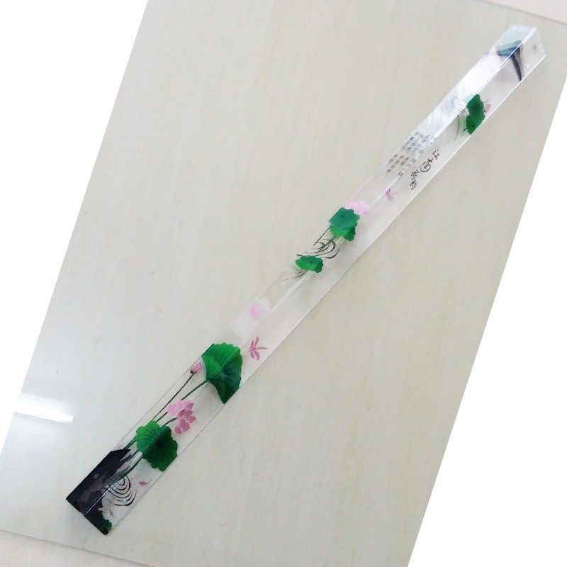 亚克力护角条护墙角透明打孔防撞保护条客厅阳角线中式环保压边条