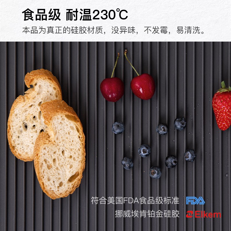 厨房灶边锅垫硅胶隔热垫耐高温垫子餐桌烤盘防烫桌垫方加大沥水垫