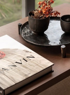 样板间真书建筑高档装饰艺术画册客厅书房书架书桌办公道具书摆件