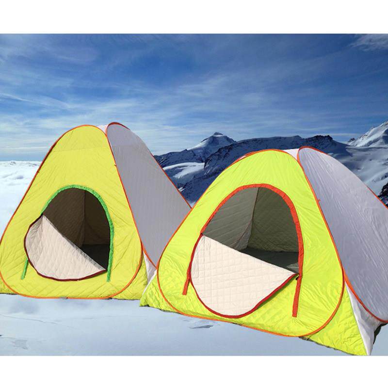 户外冬钓帐篷冬季加厚保暖钓鱼专用冰钓防雨防寒单人双人垂钓防风