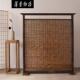 新中式 实木芦苇屏风隔断玄关客厅茶室饭店酒店禅意覆古屏风座屏
