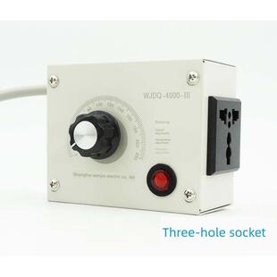 单相220V交流电机调速调节器4Kw风扇手钻速度开关温度调光插座灯