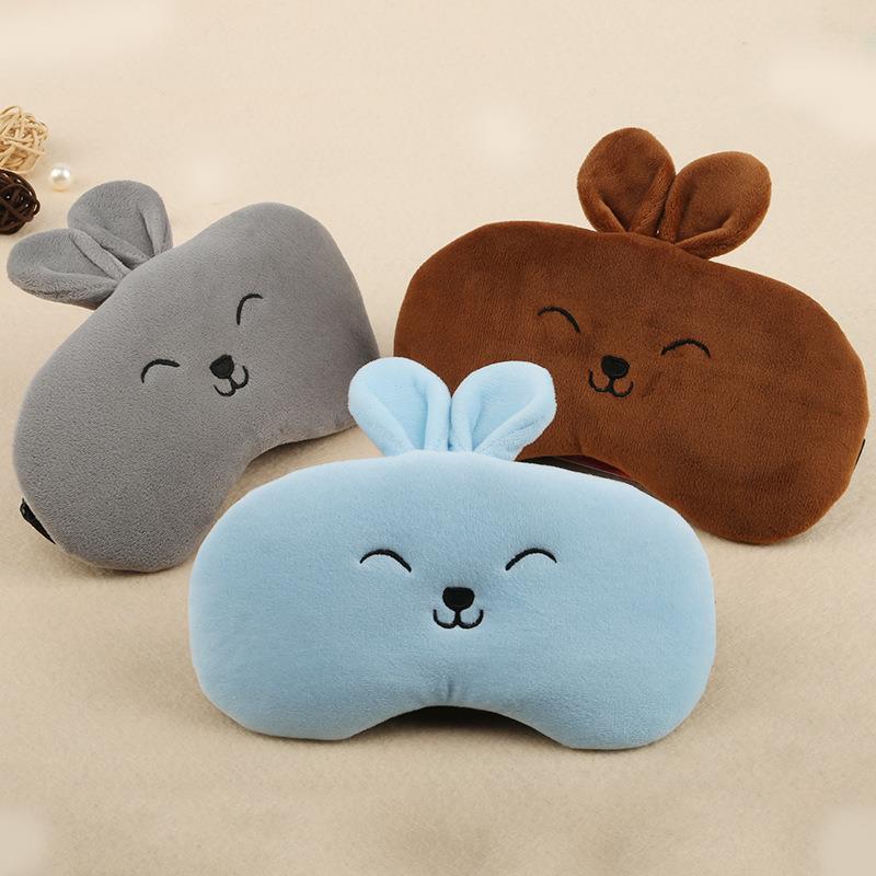 可爱个性可爱卡通睡眠眼罩女男遮光透气冰袋冰敷热敷睡觉护眼罩