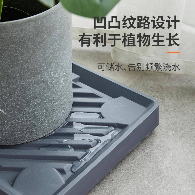 方形静音移动托盘带万向轮大号办公室家用底座可移动底托花盆花卉