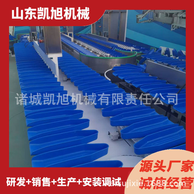 鸡翅重量分拣机鸡脚全自动分选流水线家禽动态捡重分级秤机器