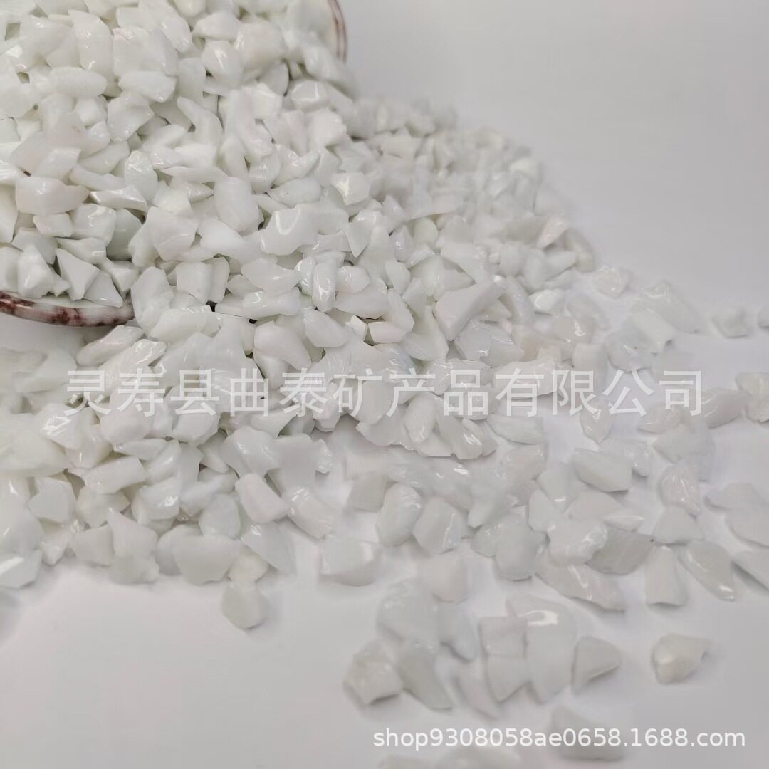 瓷白玻璃砂环氧水磨石用象牙白玻璃砂彩色玻璃砂透明黑色绿色玻璃