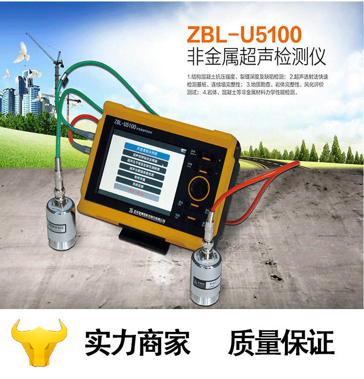 非金属超声检测仪ZBL-U5100混凝土抗压强度、裂缝深度及缺陷检测