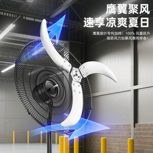 森和变频工业风扇工业电风扇大风力大功率落地扇牛角扇强力电风扇