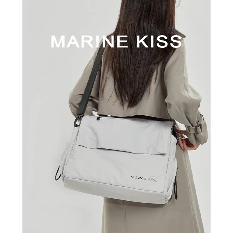 2026新款斜挎包女单肩大容量托特包通勤电脑背包男旅游轻便双肩包