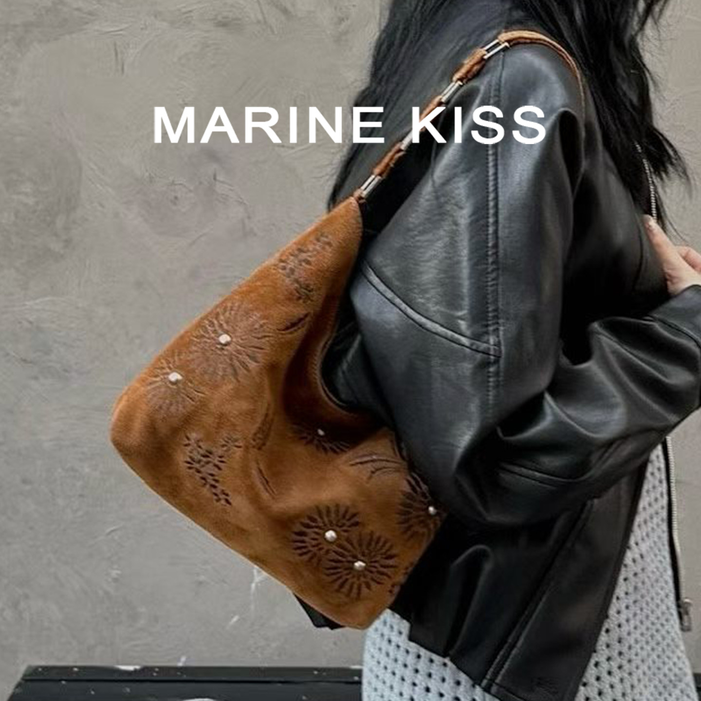 MARINEKISS单肩包通勤托特包女