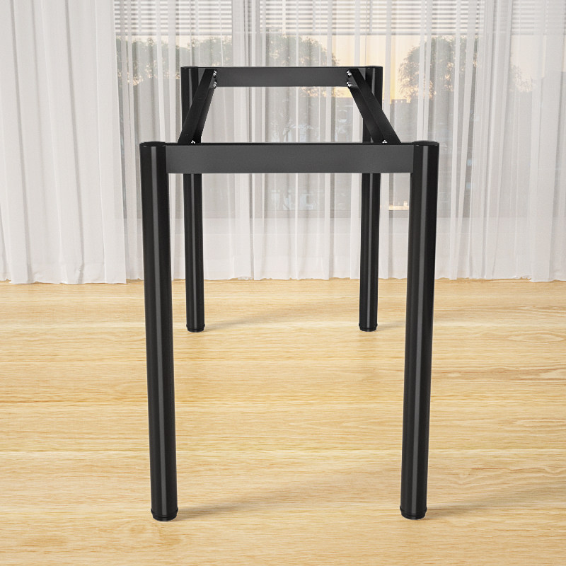 定制餐桌腿桌架吧台桌脚支架办公桌金属铁艺桌架烤漆铁架子桌子腿