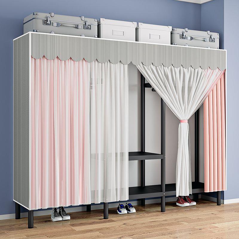 衣柜出租房家用卧室收纳柜简约现代简易大衣橱结实耐用组装布衣柜